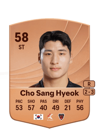 Cho Sang Hyeok Common 58 OVR