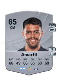 Maximiliano Amarfil Common 65 OVR