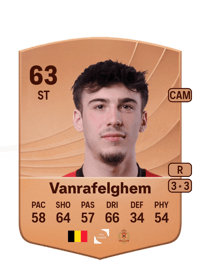 Keano Vanrafelghem Common 63 OVR