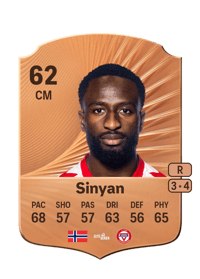 Mansour Sinyan Rare 62 OVR