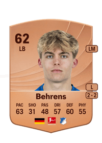 Hennes Behrens Common 62 OVR