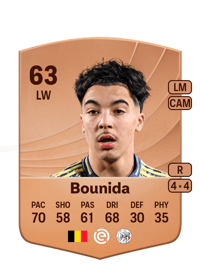 Rayane Bounida Common 63 OVR