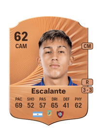 Valentin Escalante Rare 62 OVR