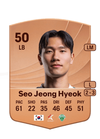 Seo Jeong Hyeok Common 50 OVR
