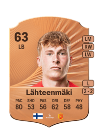 Juho Lähteenmäki Rare 63 OVR