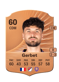 Joran Gerbet Rare 60 OVR