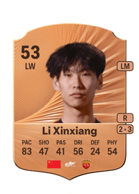 Li Xinxiang Rare 53 OVR