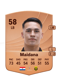 Alexandro Maidana Common 58 OVR