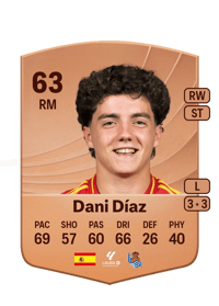 Dani Díaz Common 63 OVR