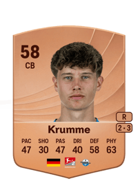 Kevin Krumme Common 58 OVR