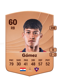 Rodrigo Gómez Common 60 OVR