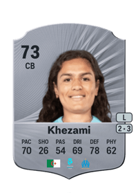 Roselène Khezami Rare 73 OVR