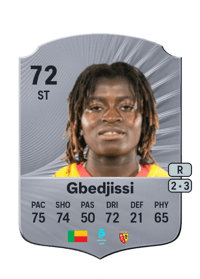 Aude Gbedjissi Rare 72 OVR