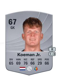 Ronald Koeman Jr. Common 67 OVR