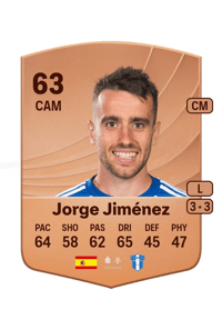 Jorge Jiménez Common 63 OVR