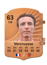 Jean Vercruysse Rare 63 OVR