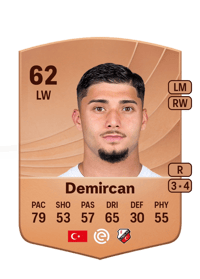 Emirhan Demircan Common 62 OVR