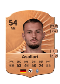 Kushtrim Asallari Rare 54 OVR