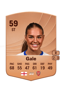 Jessie Gale Common 59 OVR