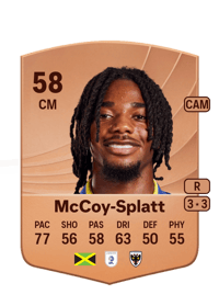 Delano McCoy-Splatt Common 58 OVR