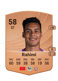 Houssine Rahimi Common 58 OVR