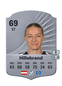 Sophie Hillebrand Rare 69 OVR