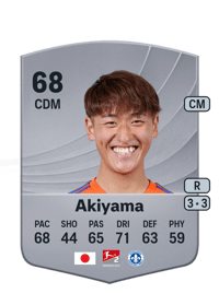 Hiroki Akiyama Common 68 OVR
