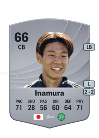 Hayato Inamura Common 66 OVR