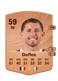 Sonny Duflos Common 59 OVR