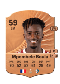 Exaucé Mpembele Boula Rare 59 OVR