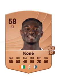 Zanga Koné Common 58 OVR
