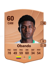 Juan David Obando Common 60 OVR