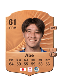 Taisei Abe Rare 61 OVR