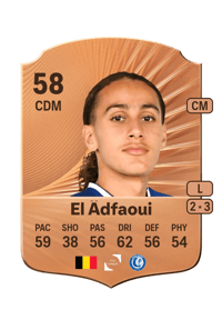 Mohammed El Âdfaoui Rare 58 OVR
