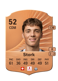 Gian Stork Rare 52 OVR