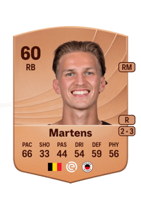Nolan Martens Common 60 OVR