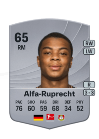 Farid Alfa-Ruprecht Common 65 OVR