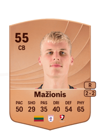 Jokūbas Mažionis Common 55 OVR