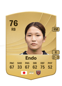 Yu Endo Common 76 OVR