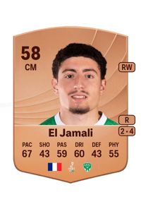 Nadir El Jamali Common 58 OVR