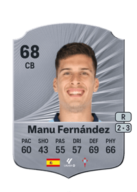 Manu Fernández Rare 68 OVR