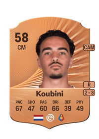 Rayyan Koubini Rare 58 OVR
