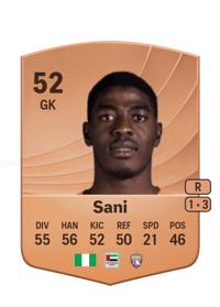 Hassan Sani Common 52 OVR