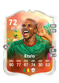 Samuel Eto'o World Tour Silver Stars 72 OVR