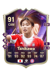 Momoko Tanikawa TOTS Breakthrough 91 OVR
