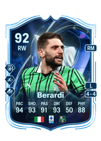 Domenico Berardi TOTS HM 92 OVR