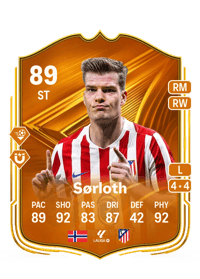 Alexander Sørloth Star Performer 89 OVR