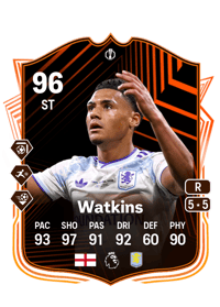 Ollie Watkins UEL Road to the Final 96 OVR