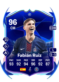Fabián Ruiz UEFA Champions League Road to the Final 96 OVR
