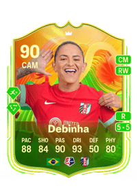 Debinha UEFA Europa League Team of the Tournament 90 OVR